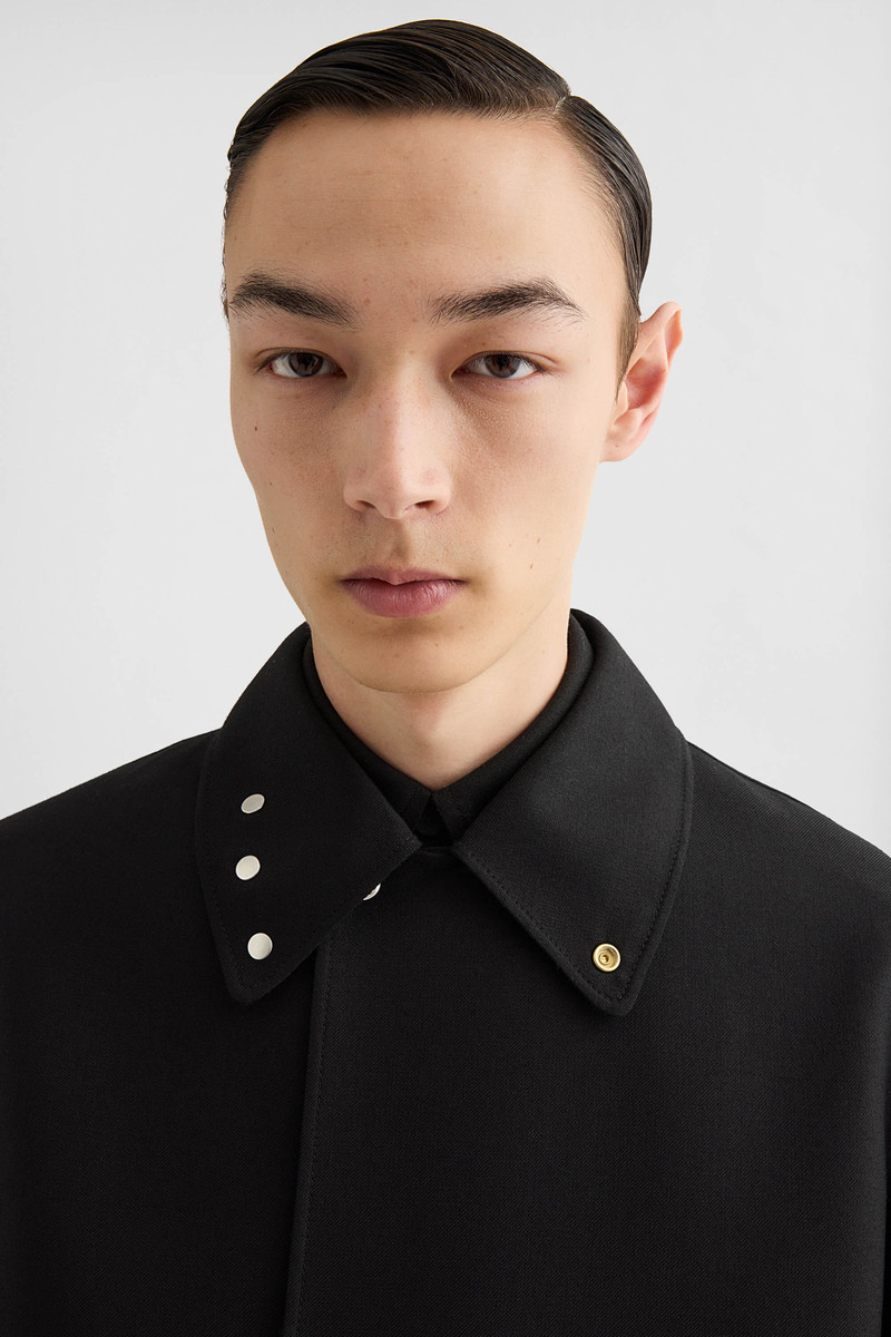 Wool Gabardine Coat 6