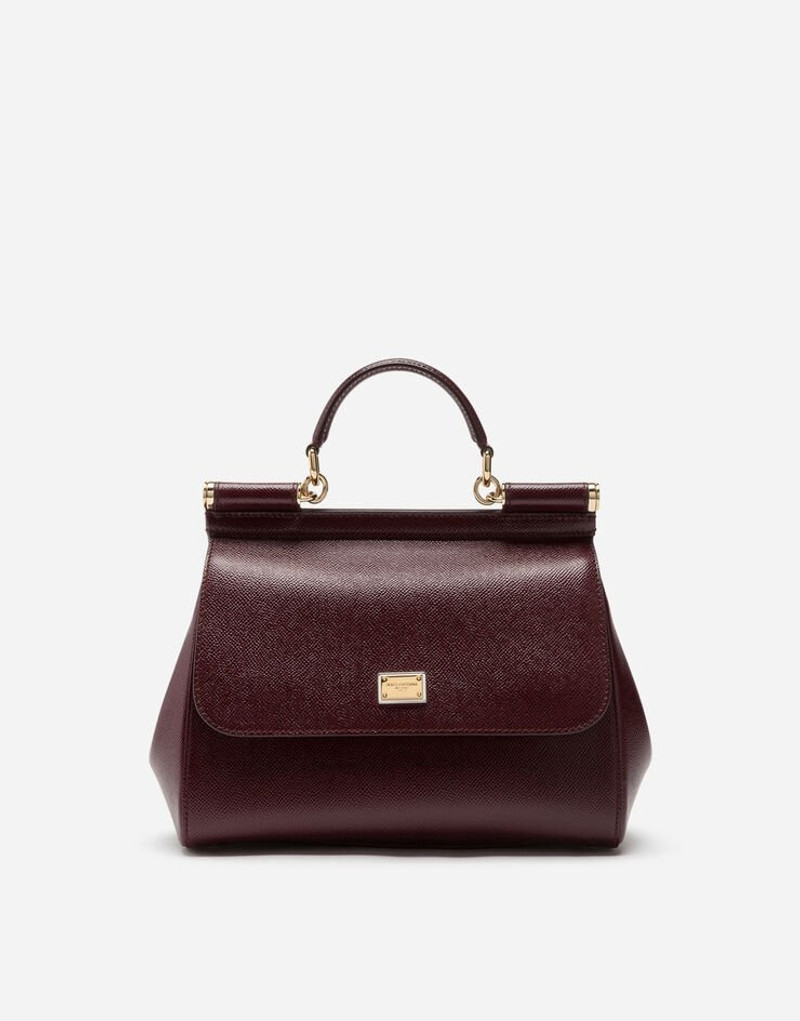 Medium dauphine leather Sicily bag - 1