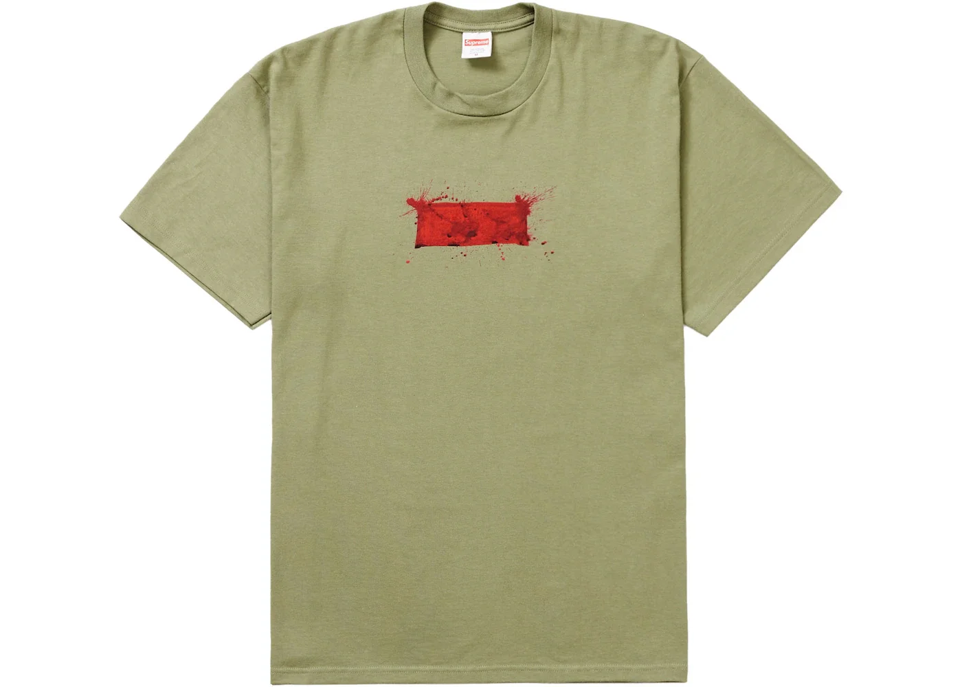 Supreme Ralph Steadman Box Logo Tee Light Olive - 1
