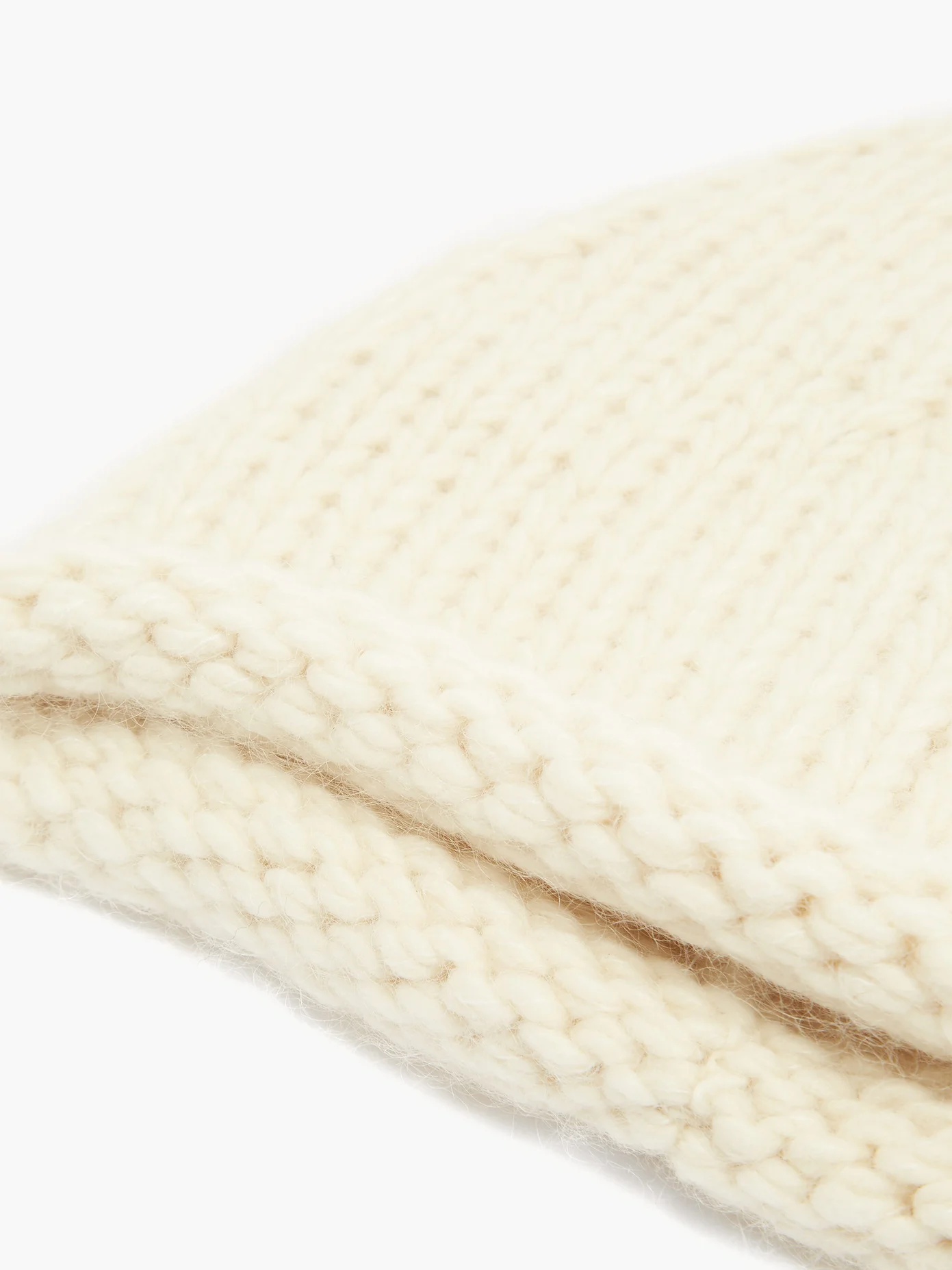 Rolled-hem wool-blend beanie - 2