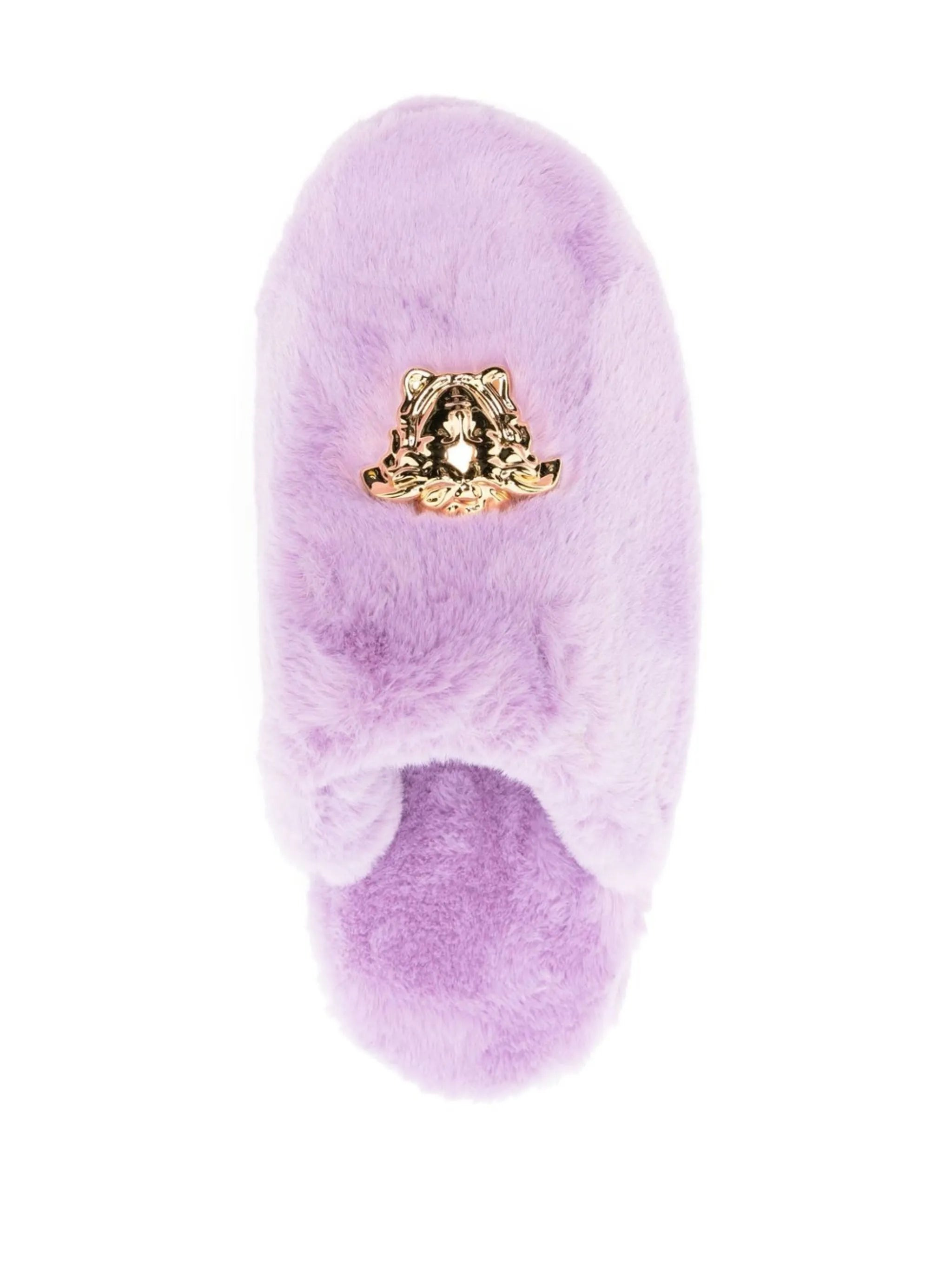 Medusa faux-fur slippers - 4