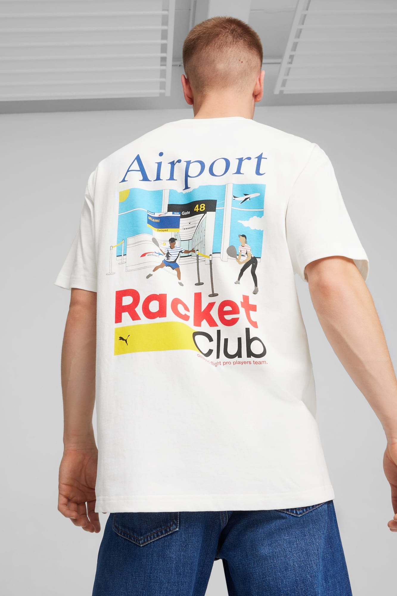 House of Graphics Airport Racket Club Men's Tee - 5