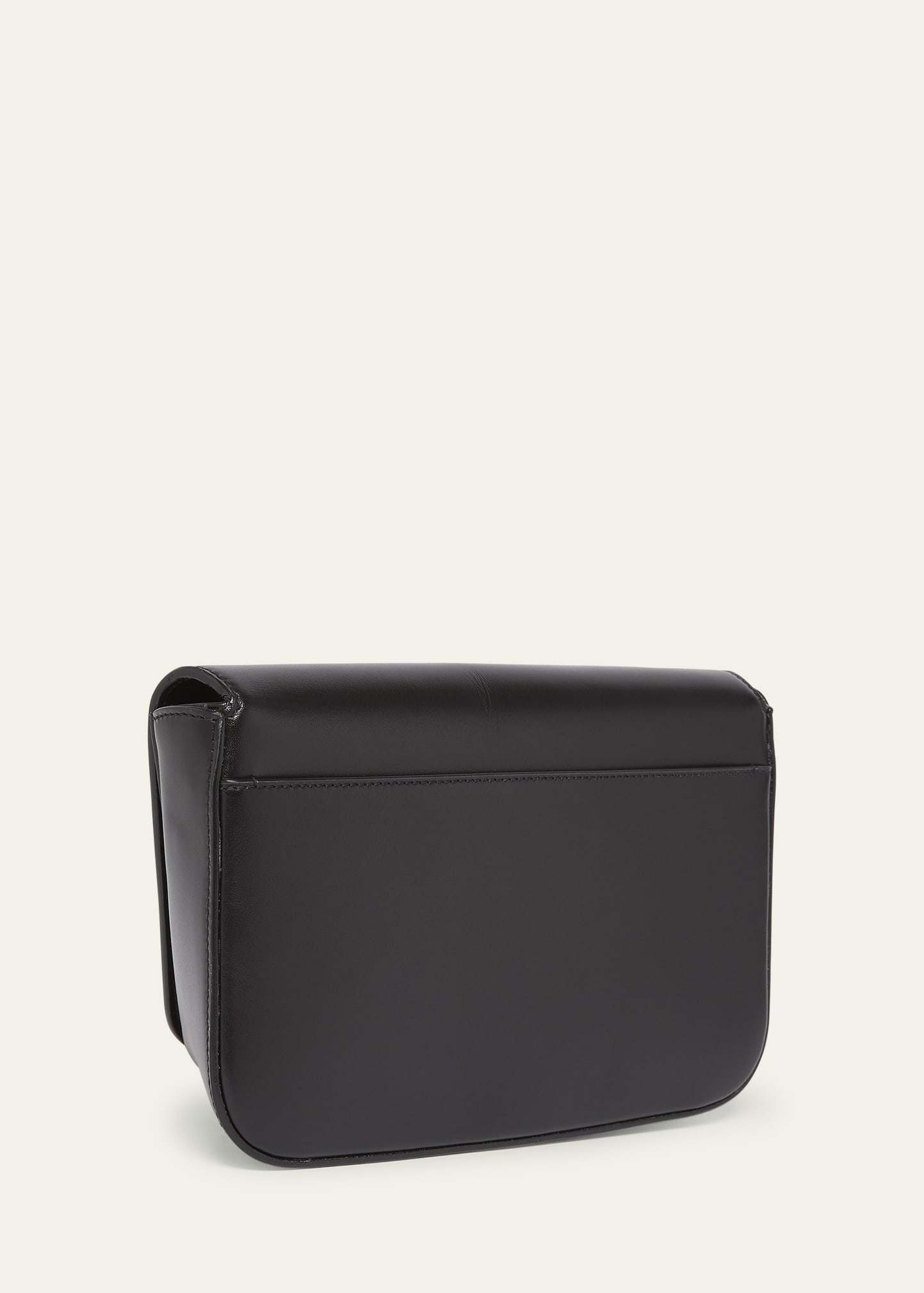 Men's Smooth Leather Crossbody Bag - 3