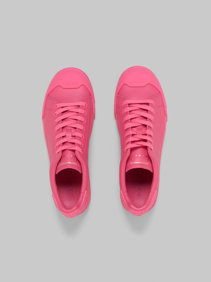 DADA BUMPER SNEAKER IN FUCHSIA LEATHER SNEAKER 4