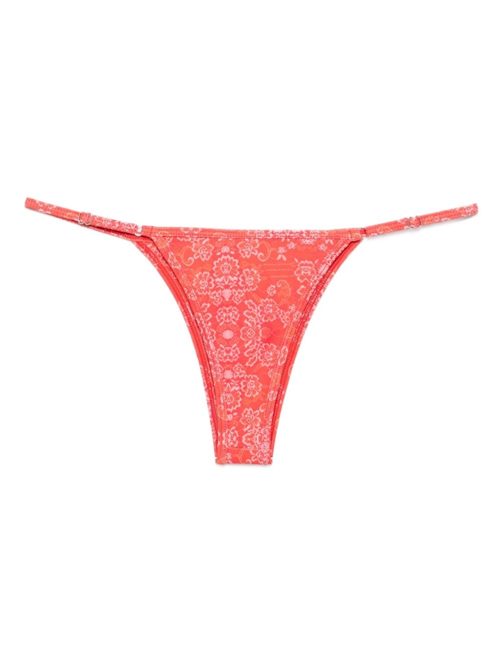 floral-print bikini bottoms - 2