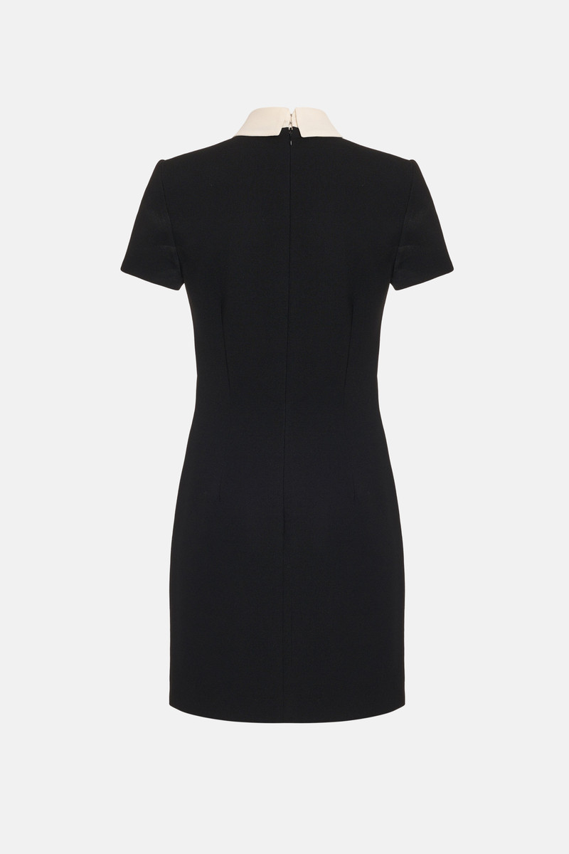 MINI DRESS WITH SILK JABOT 2