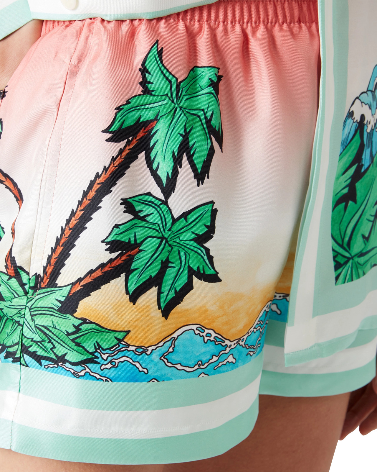 Tennis Club Silk Shorts | Casablanca Paris - 5