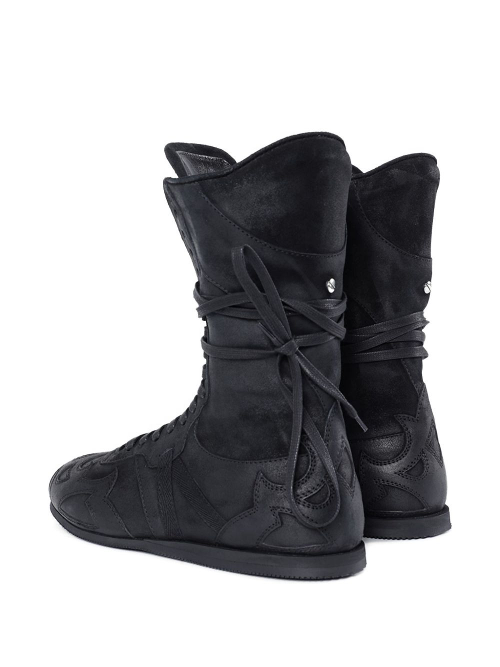 Palne suede lace-up sneakers - 4