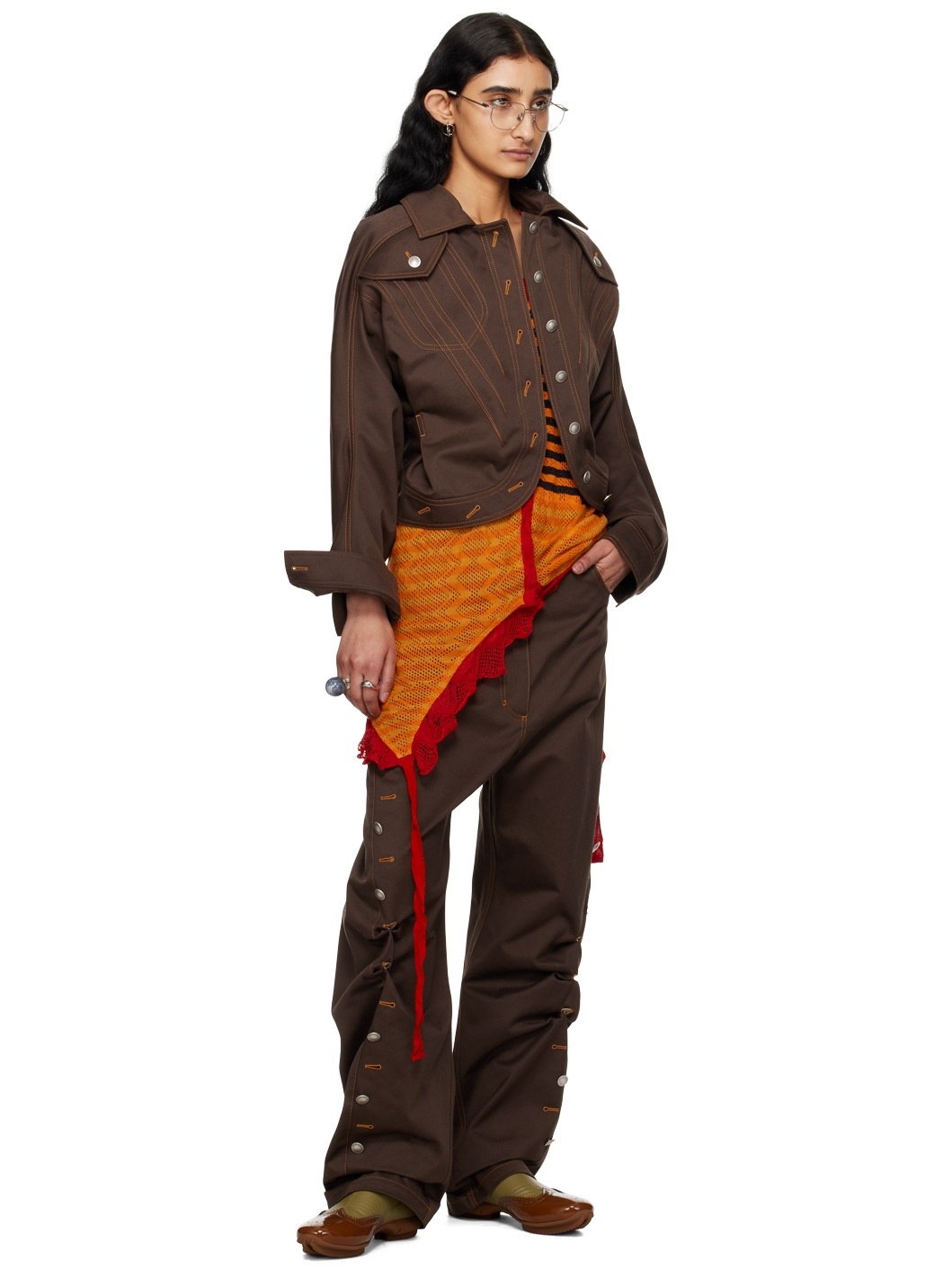 Brown Apollinaire Trousers - 4
