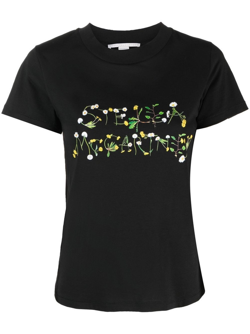 dandelion logo-print T-shirt 1