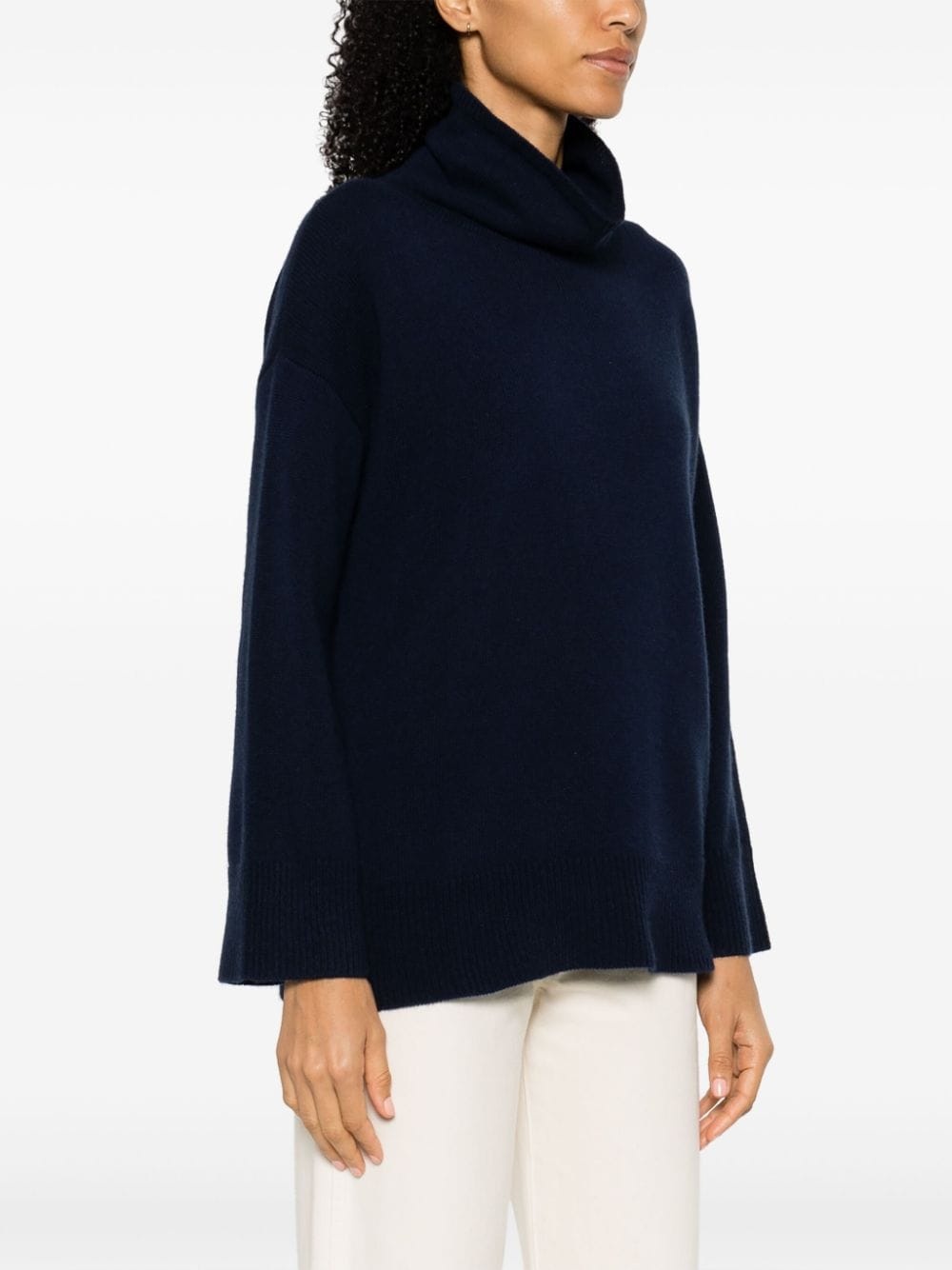 roll-neck cashmere jumper - 3