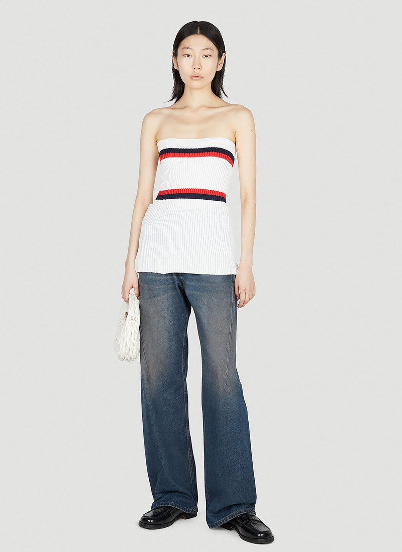 Meryll Rogge Ribbed Bustier Top outlook