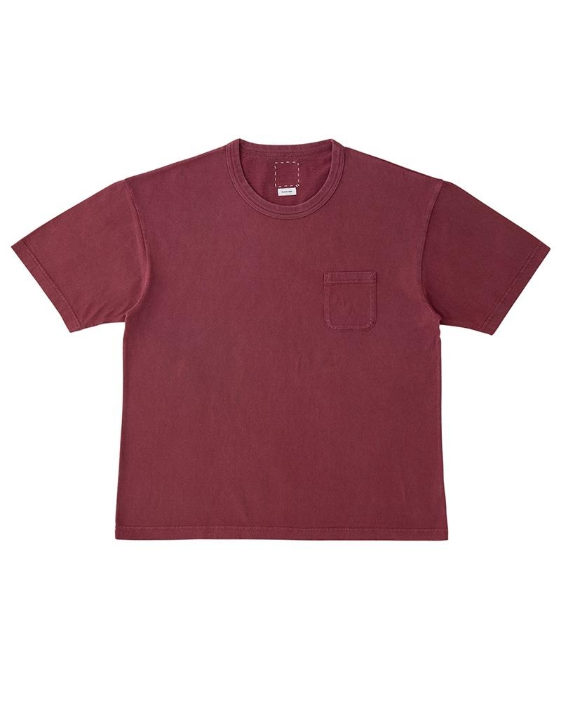 AMPLUS TEE S/S (V.D.) BURGUNDY - 1