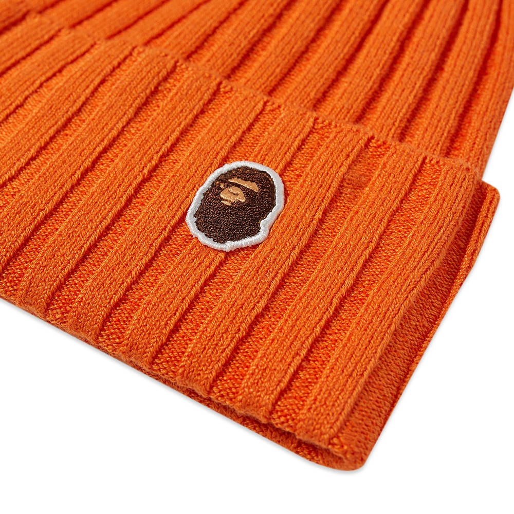 A Bathing Ape Ape Head One Point Knit Cap - 2