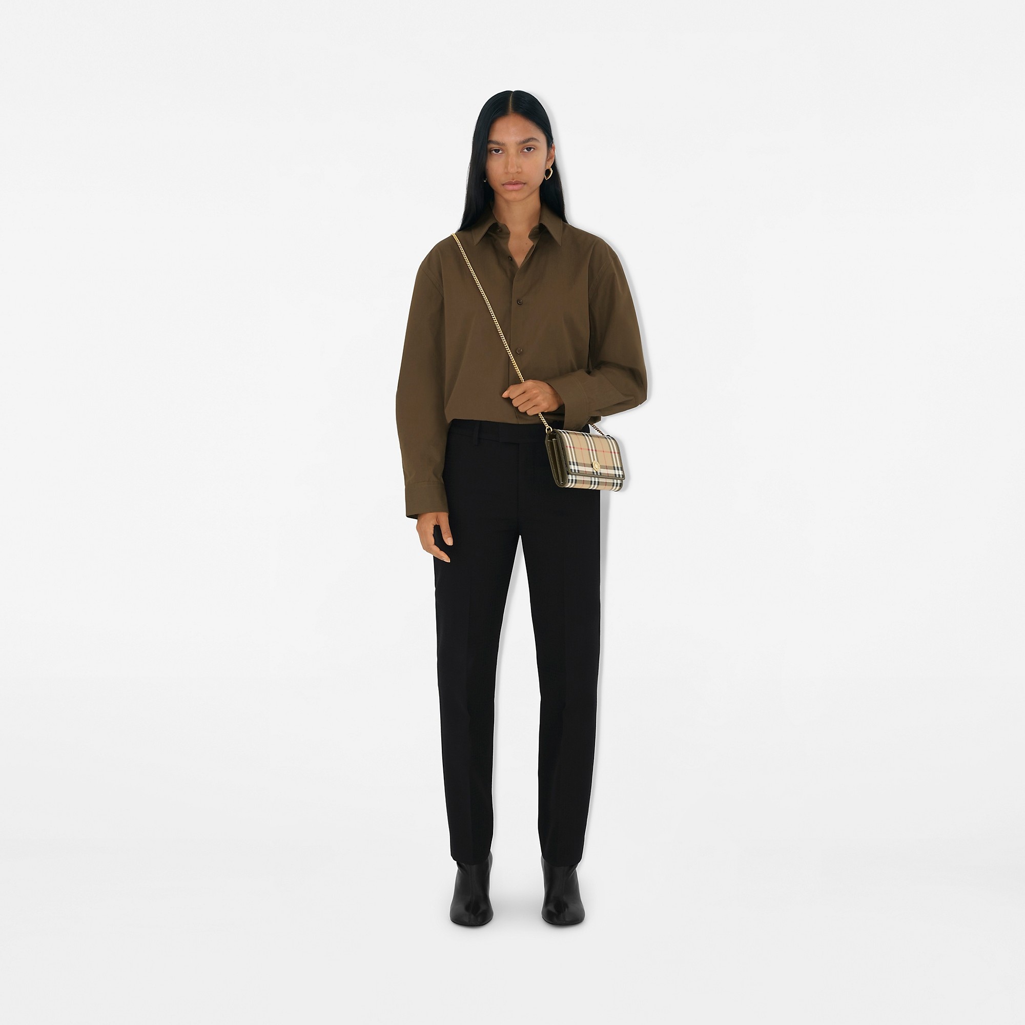 Check Chain Strap Wallet - 2
