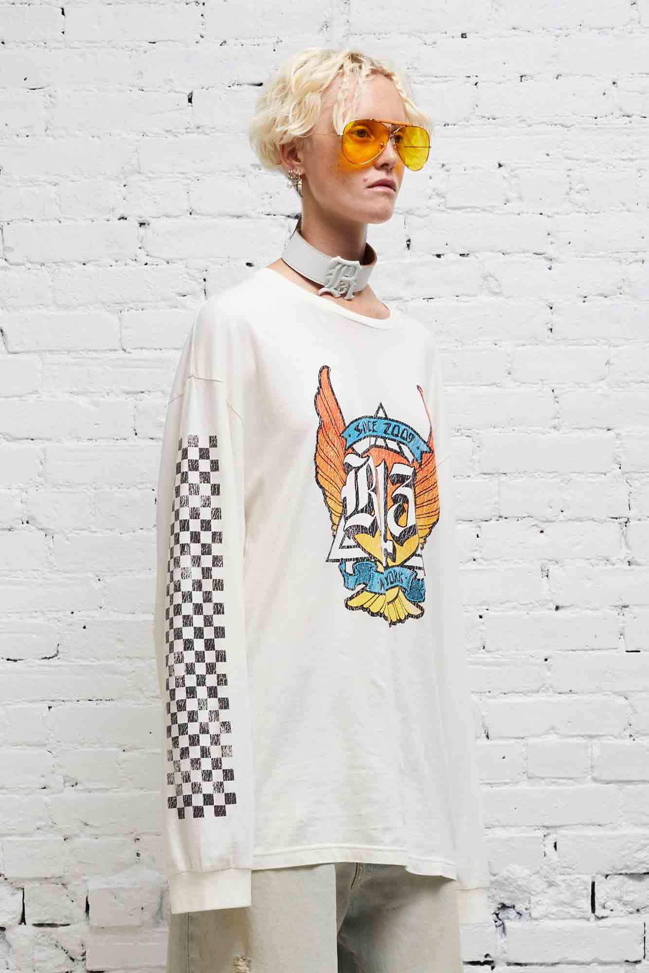 SKATE LONG SLEEVE T - WHITE - 3