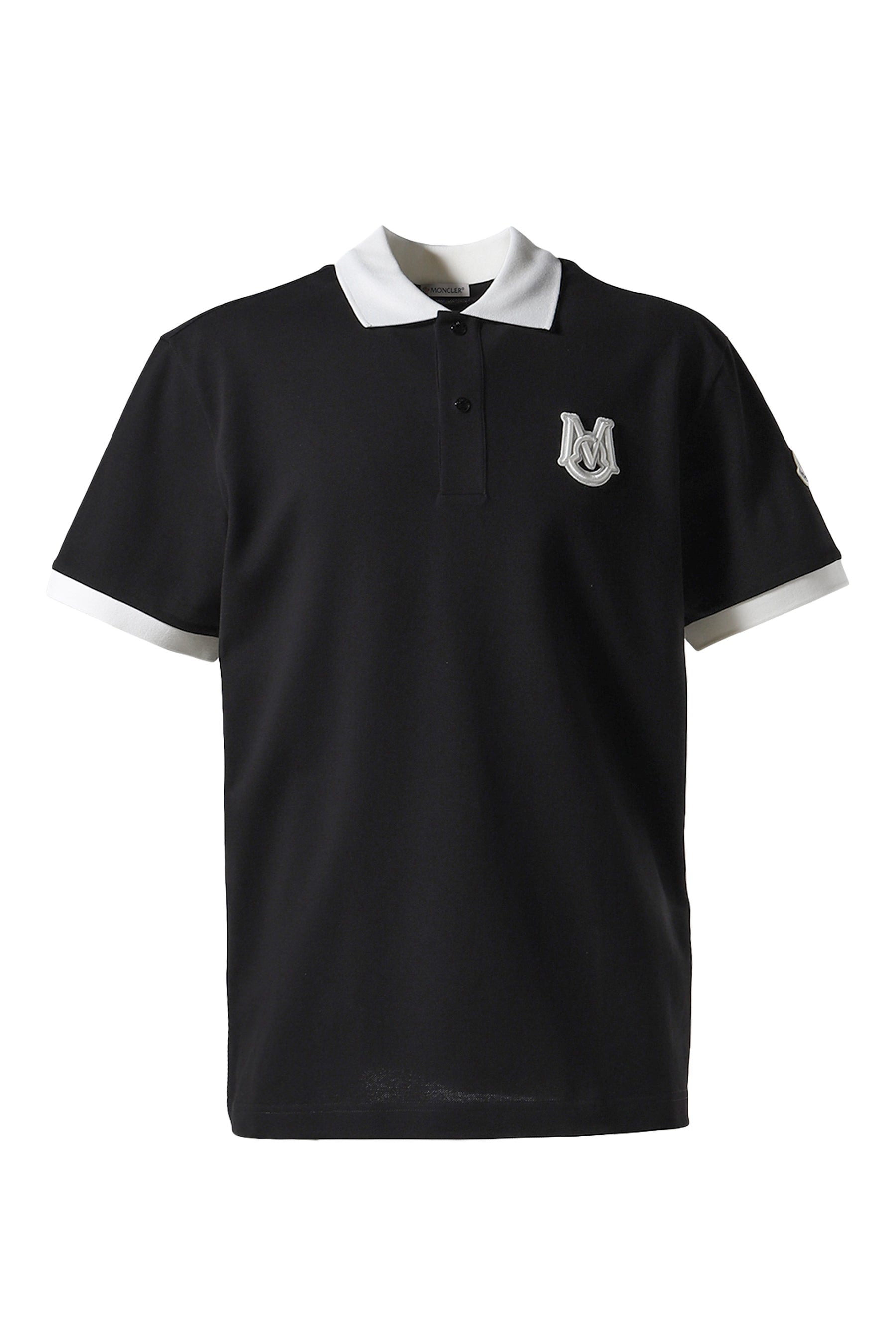 EMBROIDERED LOGO SS POLO / BLK - 5