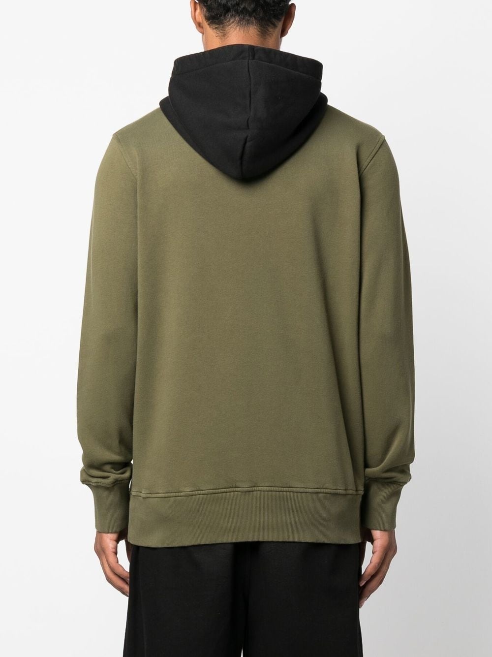 logo-print cotton hoodie - 5