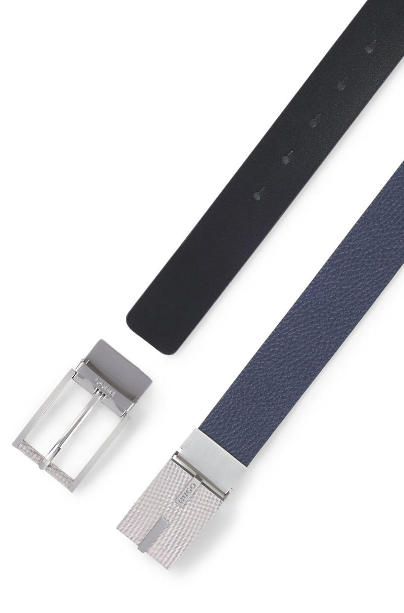 REVERSIBLE BELT IN ITALIAN LEATHER 3