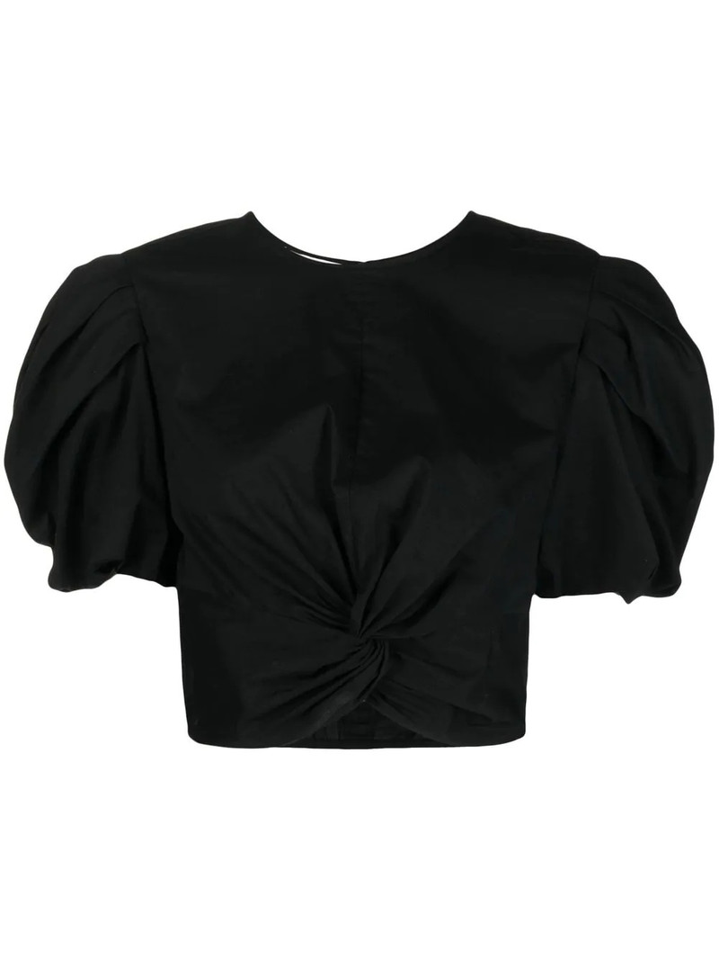 cropped knot T-shirt 1