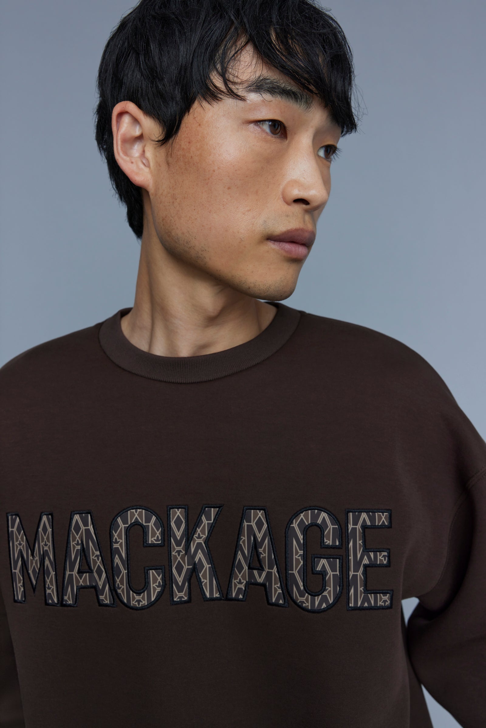 MAX double-face jersey monogram sweatshirt with wordmark - 5