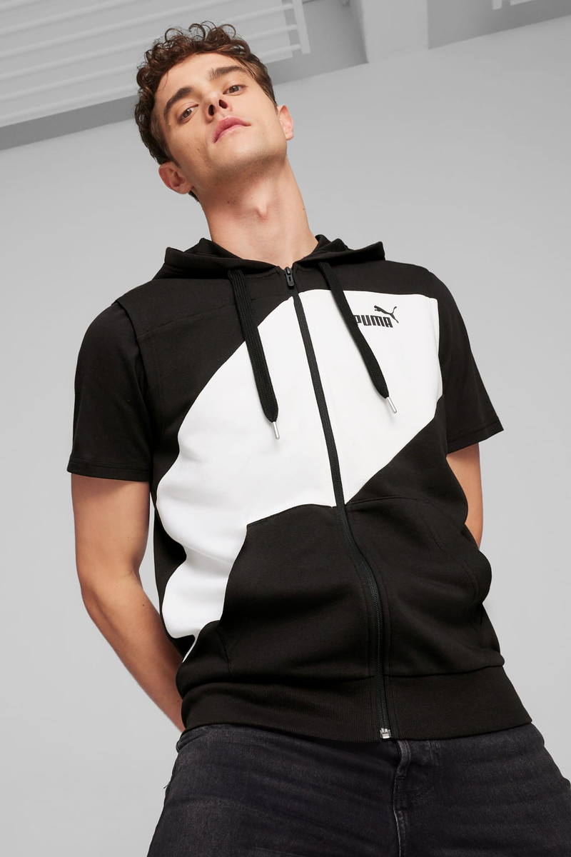PUMA PUMA POWER Men's Sleeveless Hoodie outlook