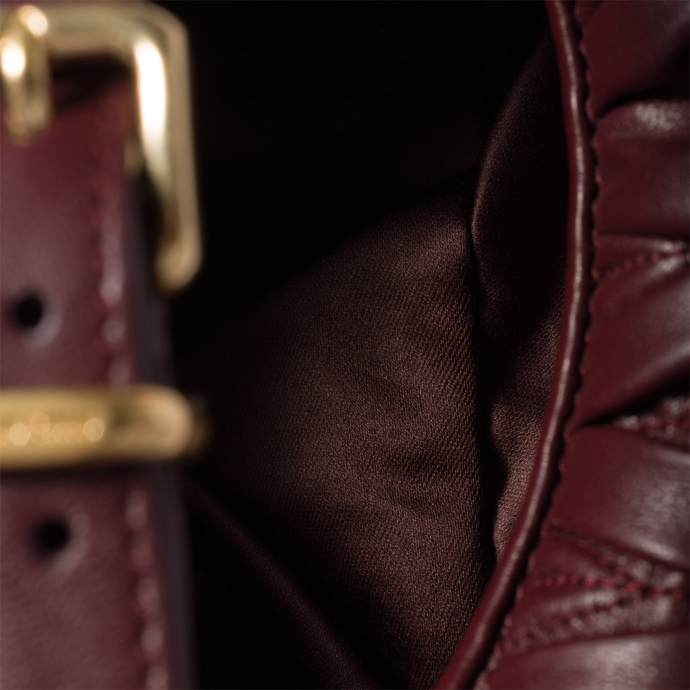 Matelassé nappa leather pouch - 6