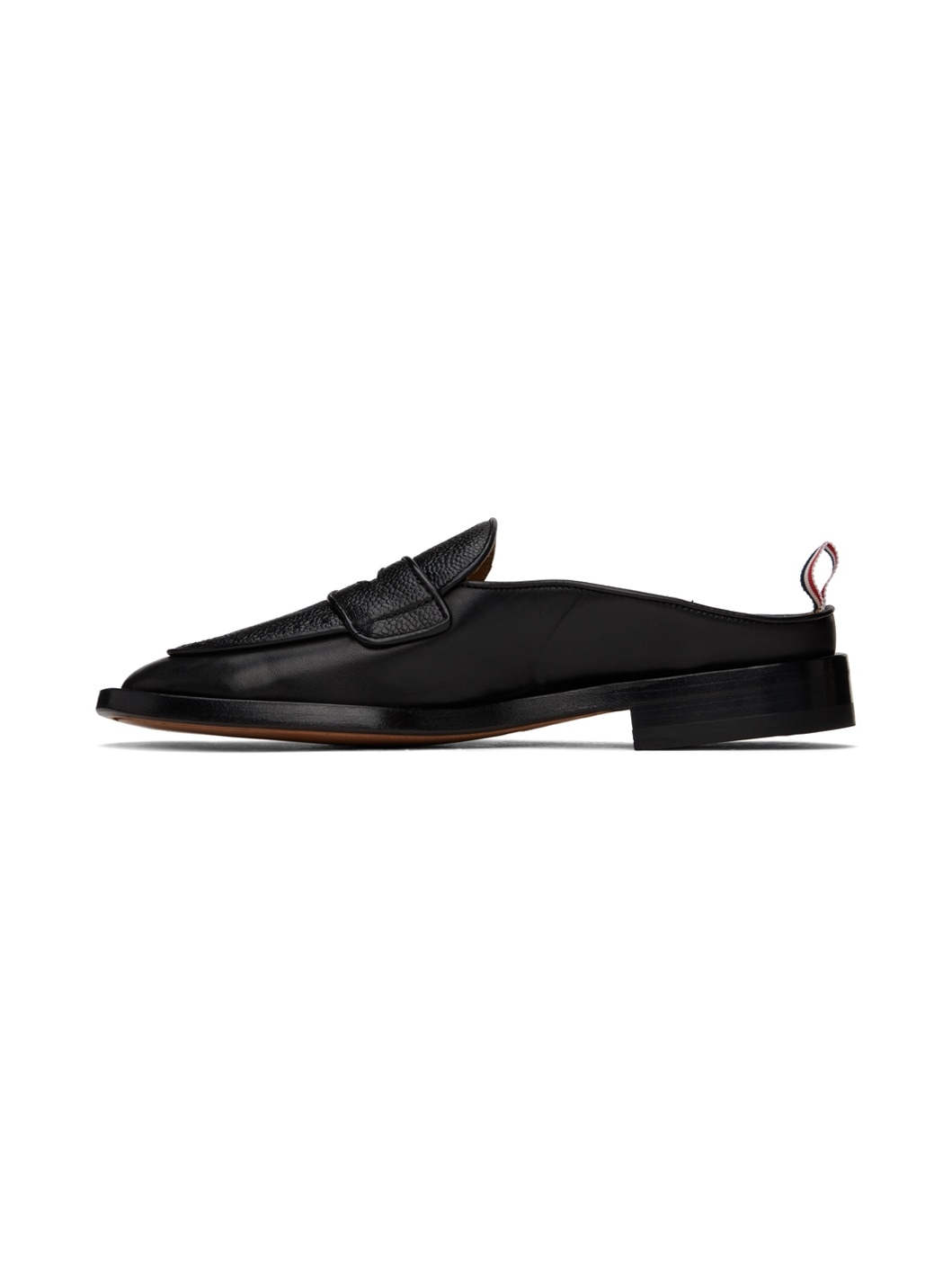Black Varsity Penny Loafers - 3