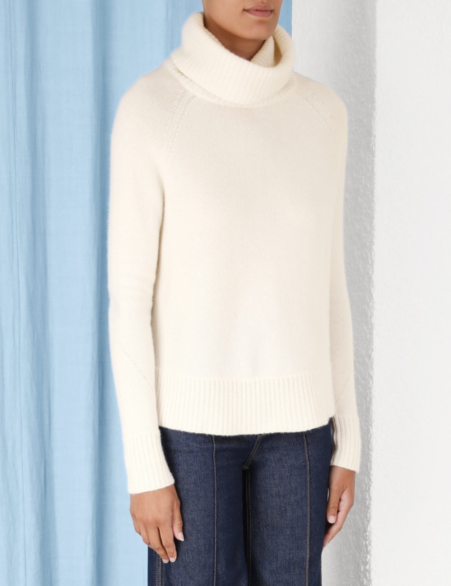 FUNNEL NECK SWEATER - 5