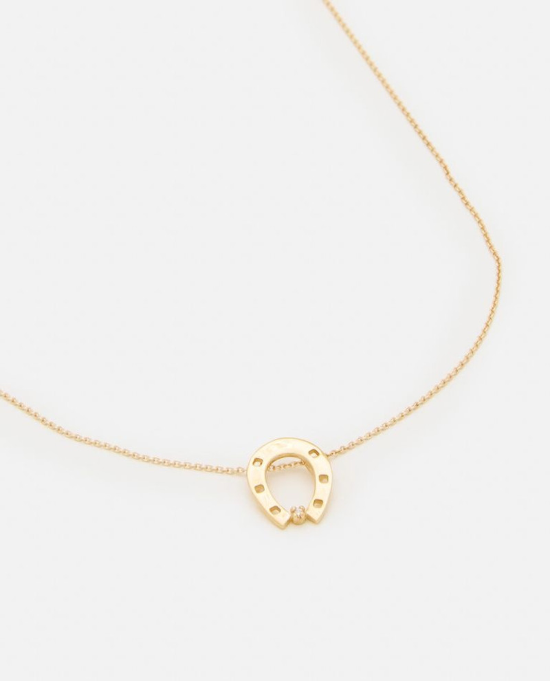 ALIITA 9K GOLD HORSESHOE BRILLANTE NECKLACE outlook