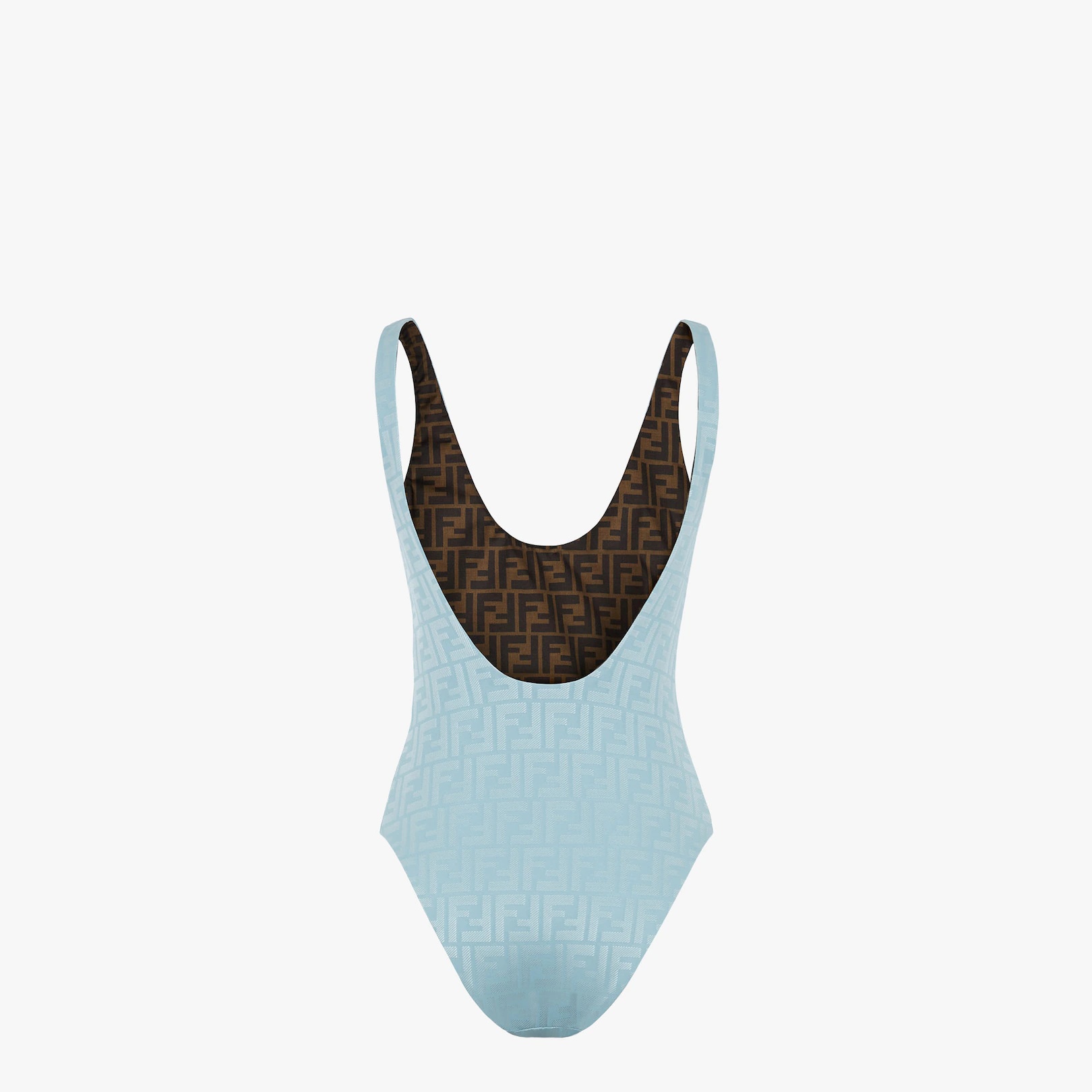 Light blue Lycra® swimsuit - 2