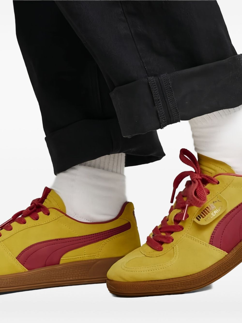 Palermo "Pelé Yellow/Club Red" sneakers - 5