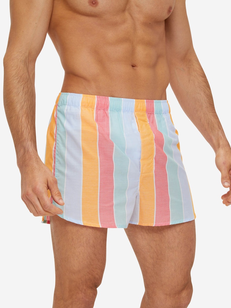 Men's Modern Fit Boxers Amalfi 18 Cotton Batiste Multi - 2