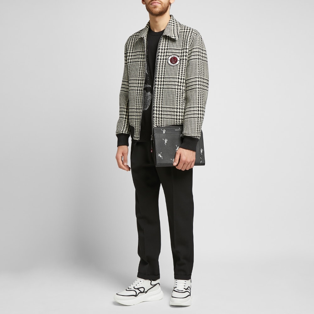 Alexander McQueen Skull Badge Check Bomber - 7