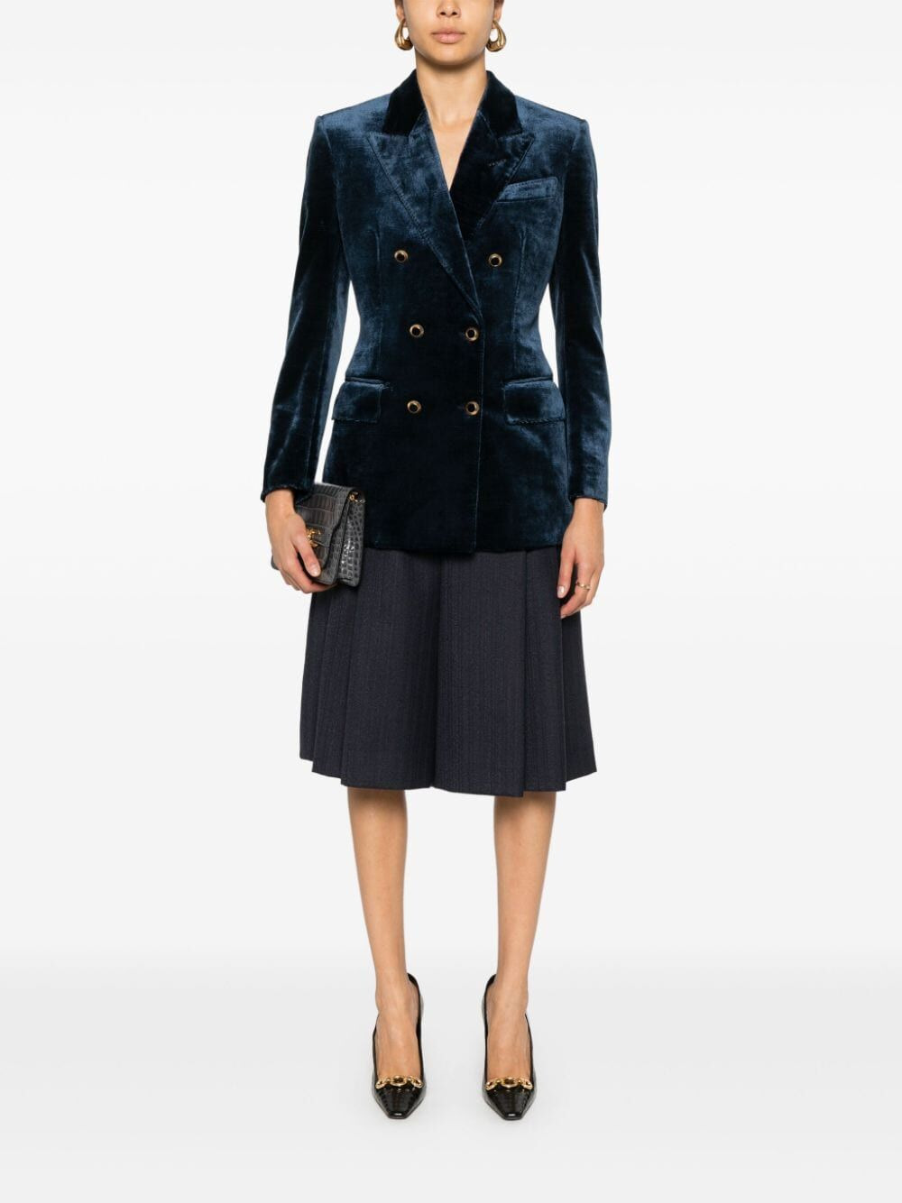 Tom Ford Women Giacca Dp Wallis In Velluto - 4