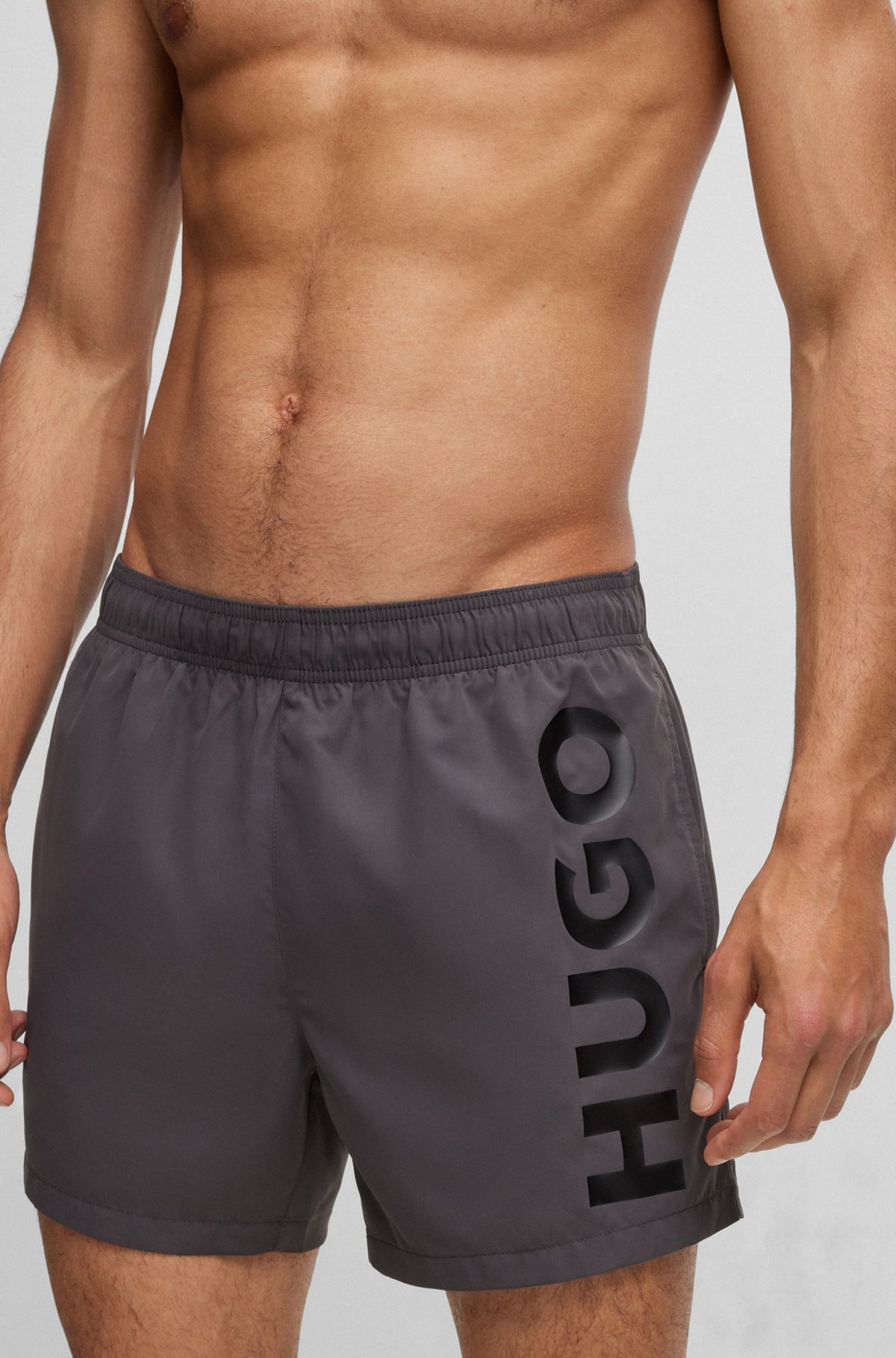 SWIM SHORTS WITH LOGO PRINT - 3