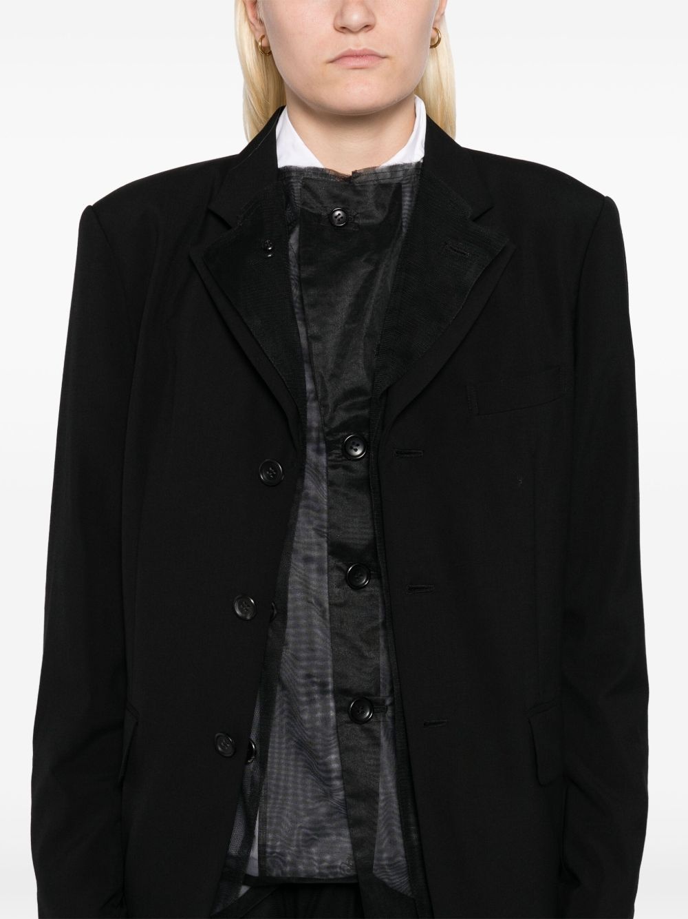 wool blazer - 5