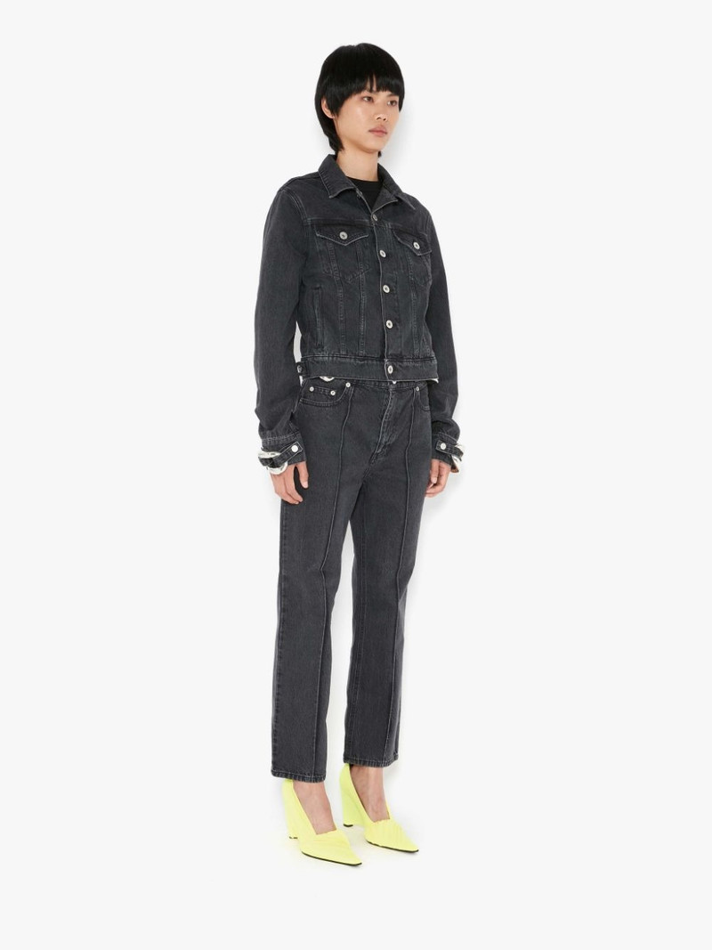 CHAIN LINK DENIM TRUCKER JACKET 3