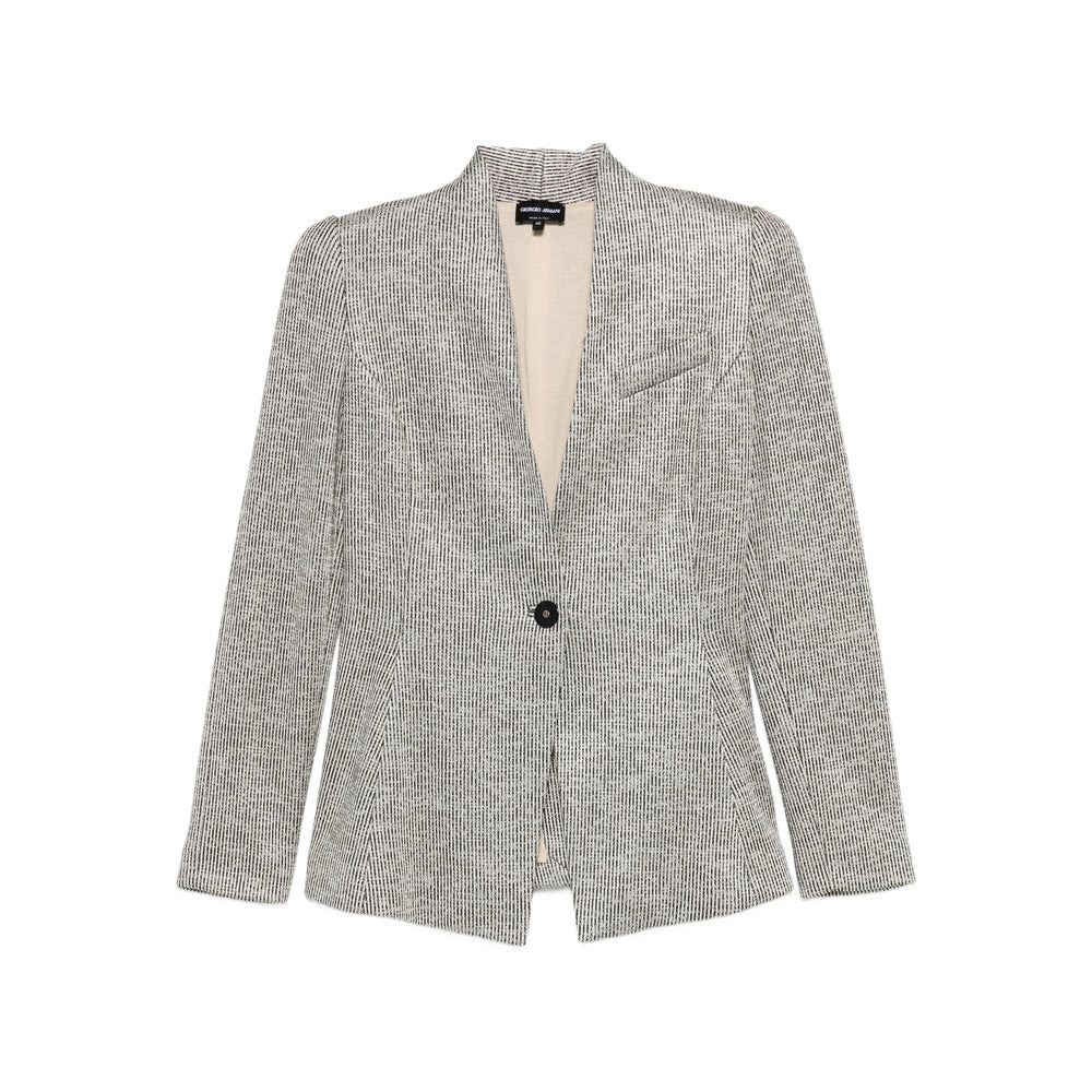 Giorgio Armani Neutrals Jackets - Blazers Women - 1