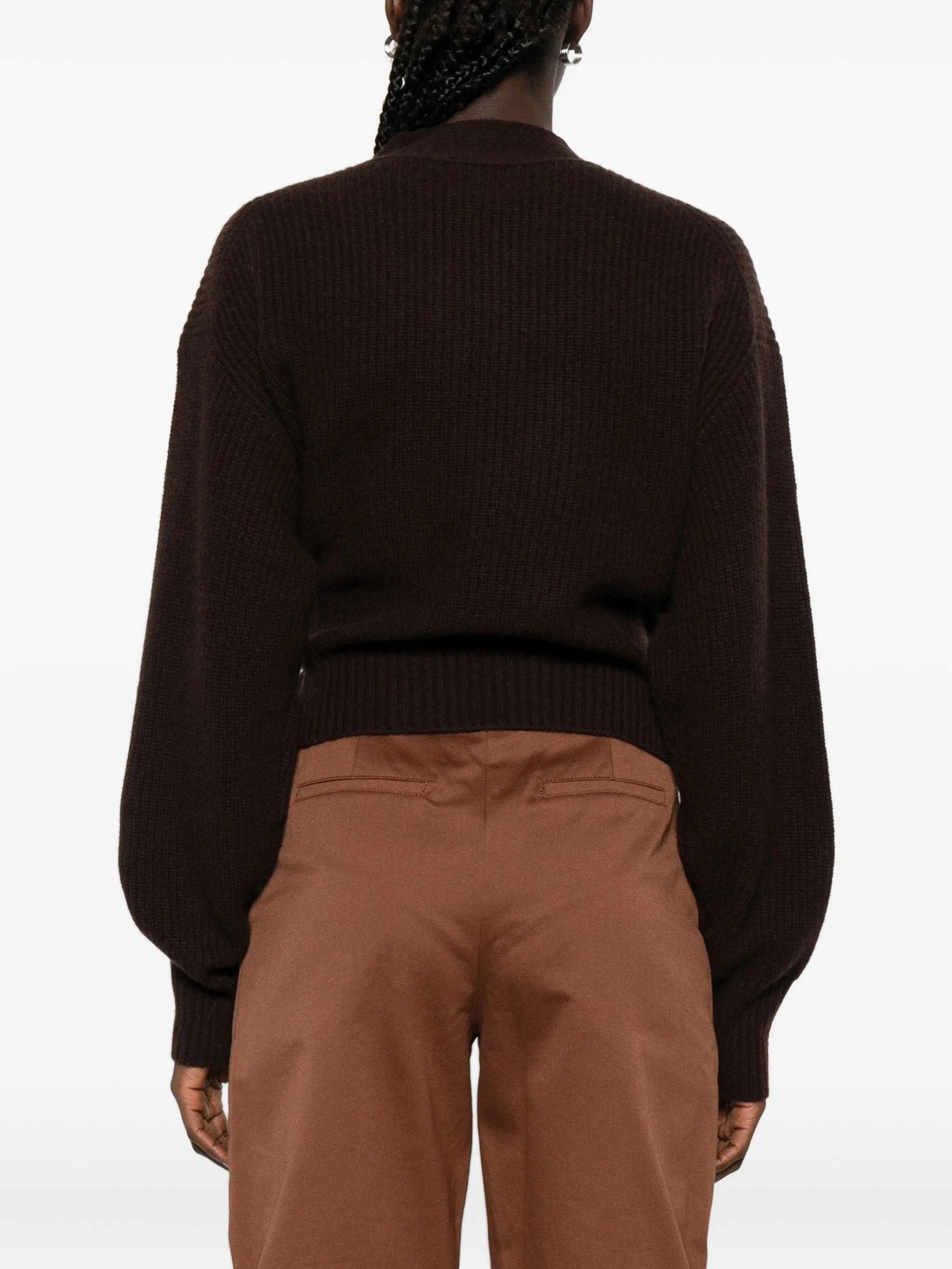 Allude Wrap-tie Cardigan - 2