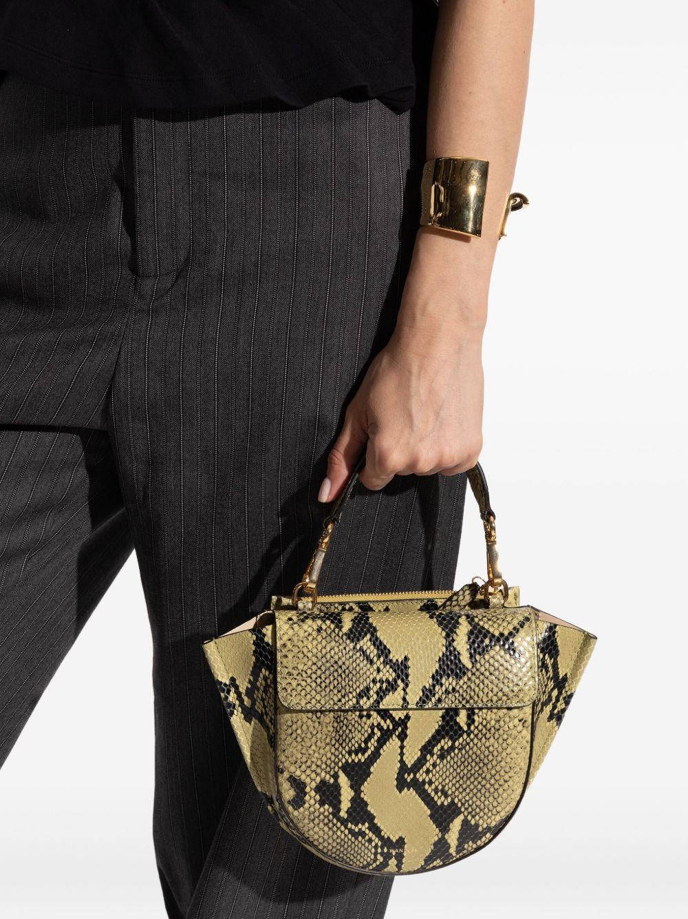 Mia snakeskin tote bag - 2
