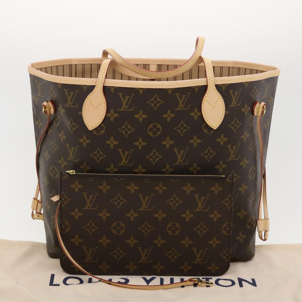 LOUIS VUITTON Monogram Neverfull MM Tote Bag M40156 - 12