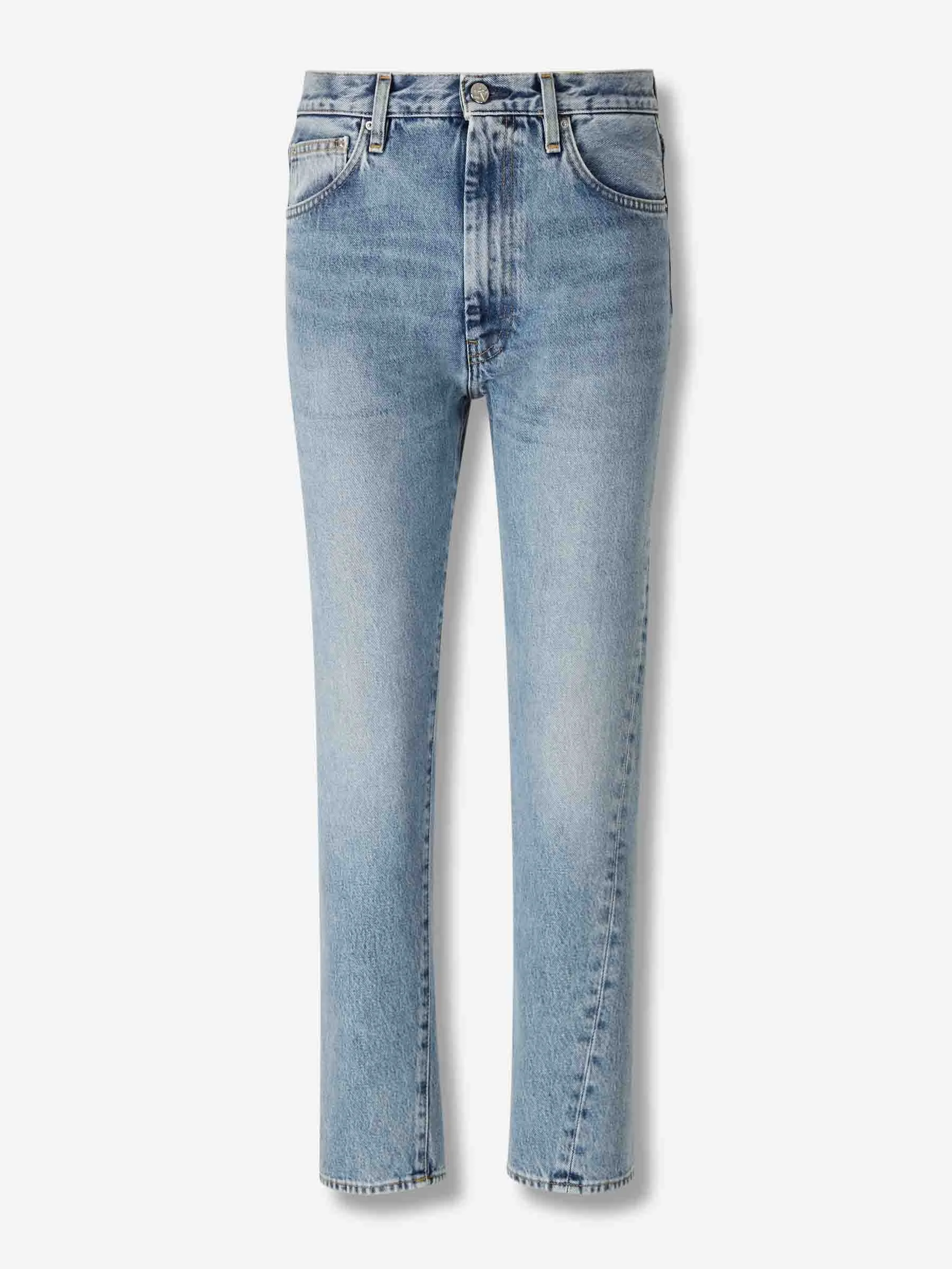 COTTON STRAIGHT LEG JEANS - 1