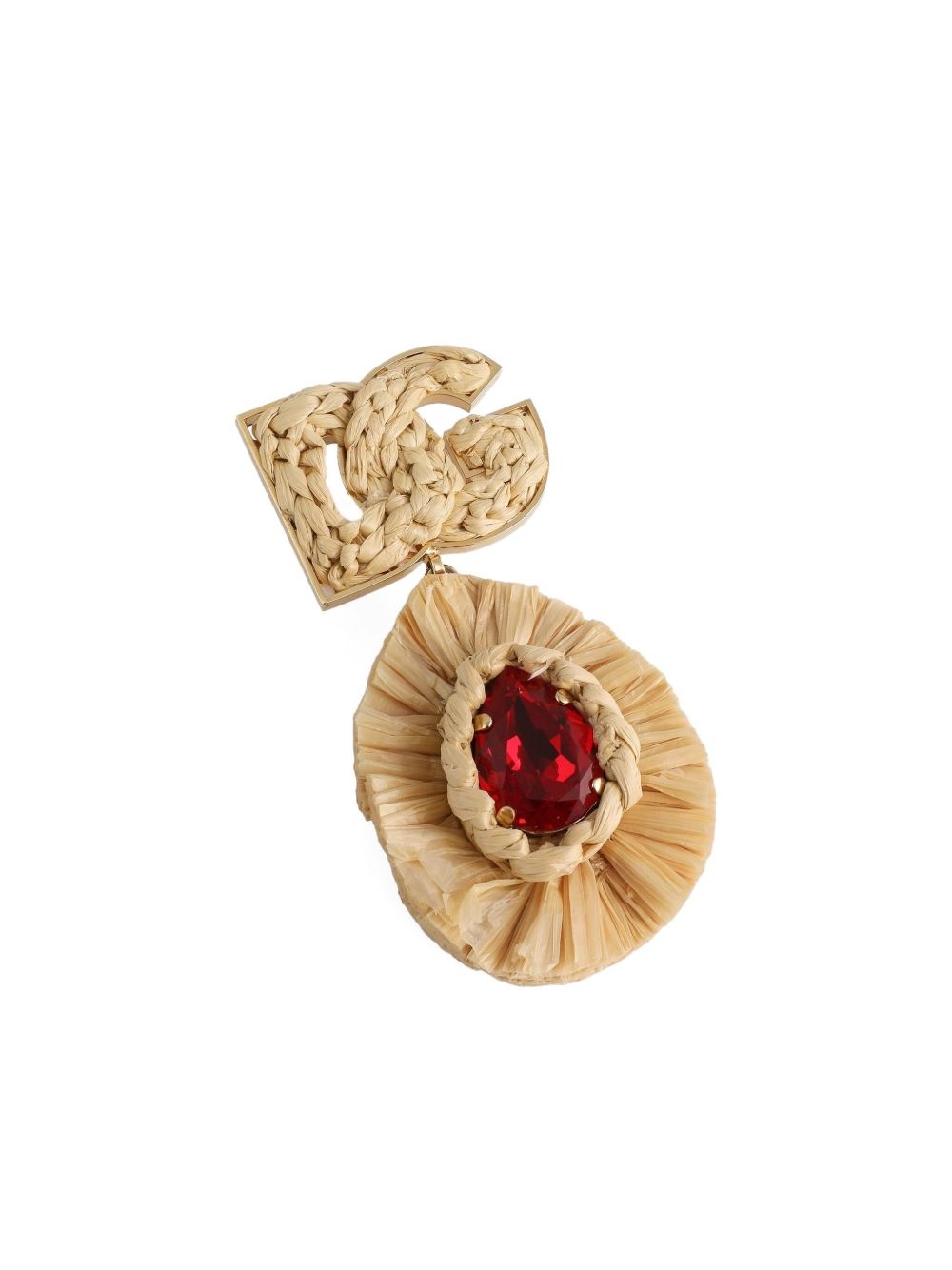 logo-plaque earrings - 3