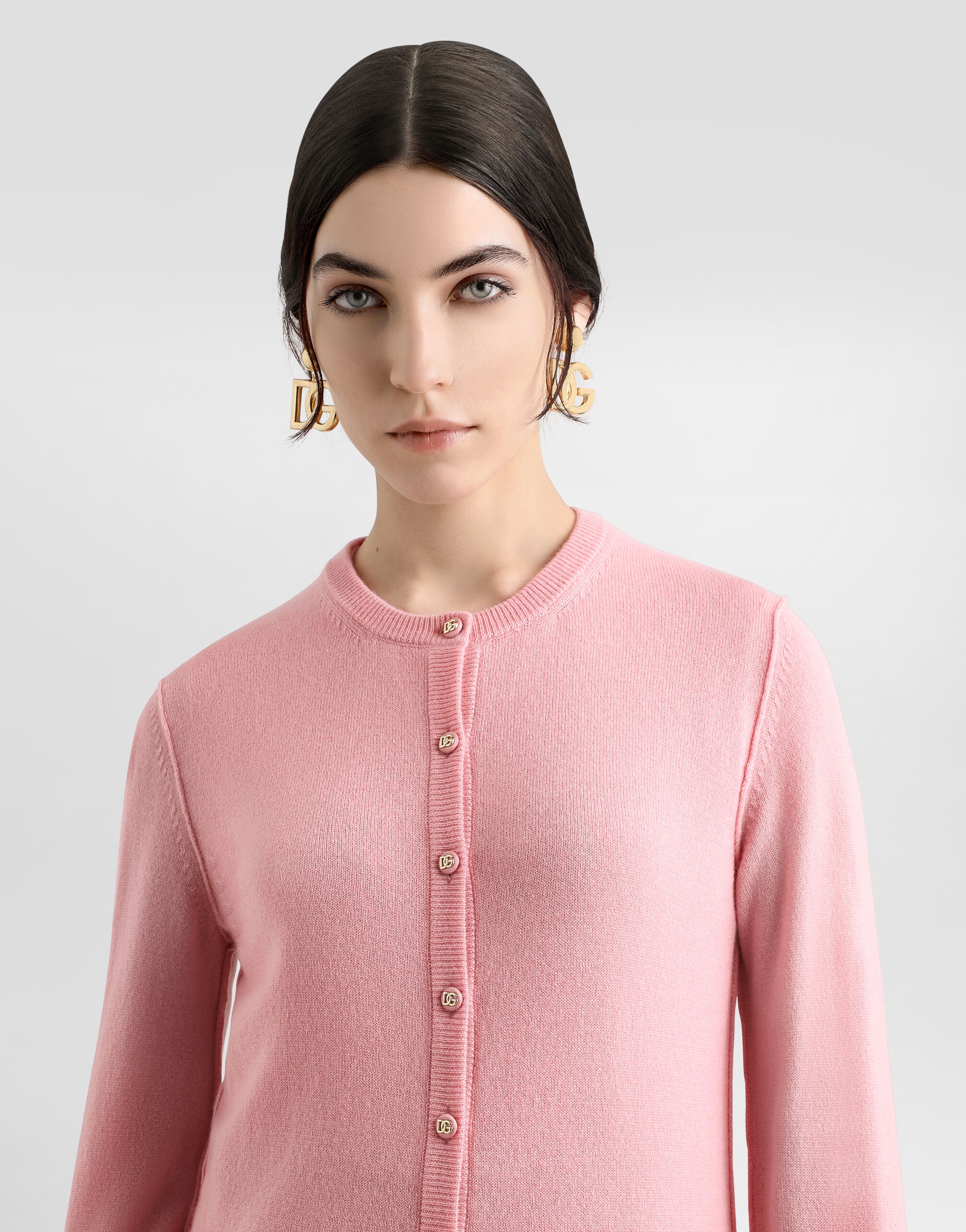 Cashmere cardigan with inside-out seams - 4