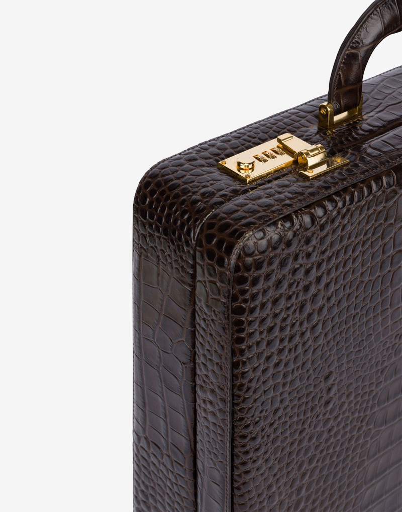 CROC PRINT BRIEFCASE 3