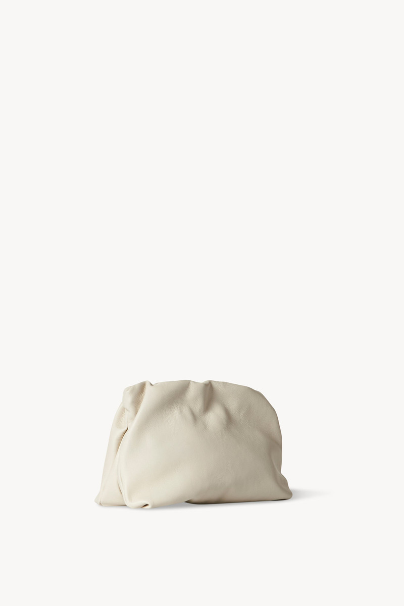 The Row Bourse Clutch Bag in Leather outlook