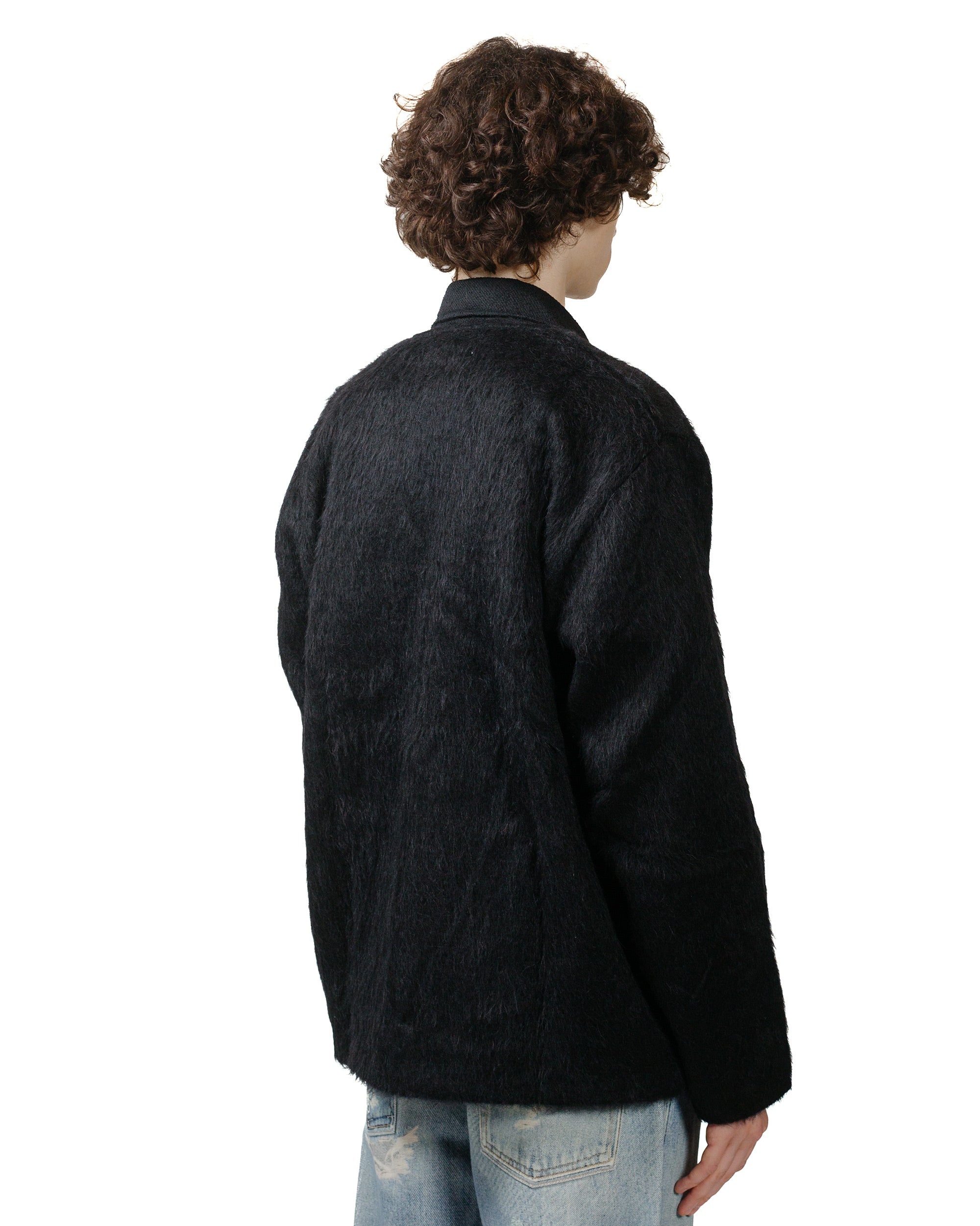Cardigan Black Mohair - 3