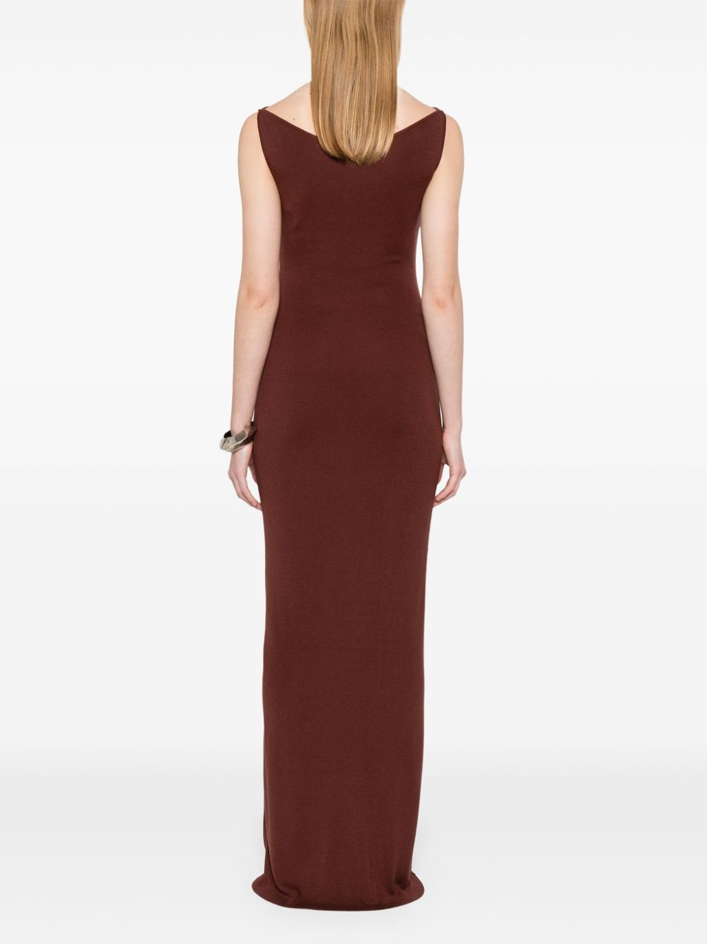 knitted maxi dress - 4