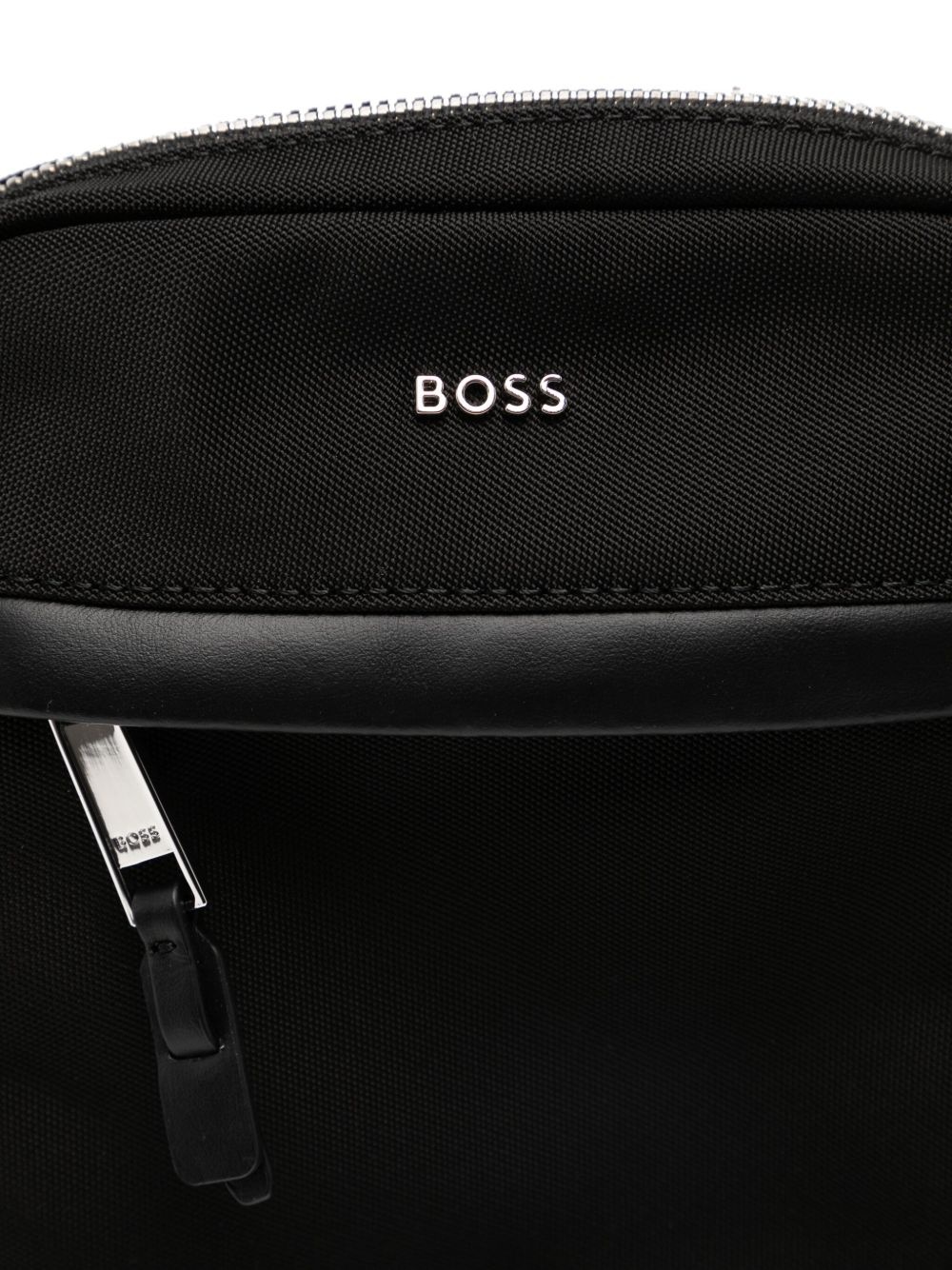 logo-embossed messenger bag - 4